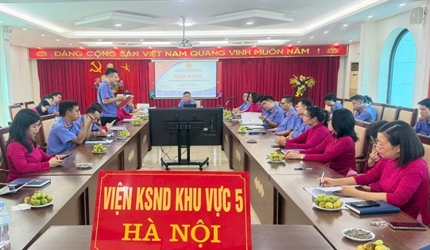 Viện KSND khu vực 5 - Hà Nội tổ chức mít tinh kỷ niệm 66 năm ngày thành...