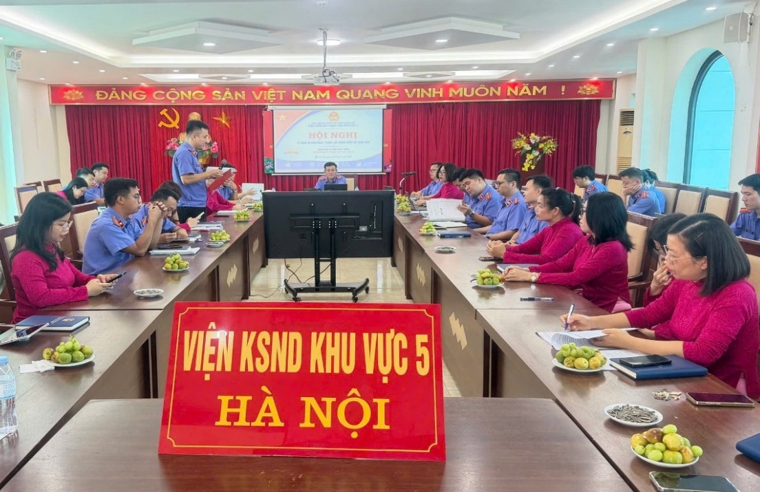Viện KSND khu vực 5 - Hà Nội tổ chức mít tinh kỷ niệm 66 năm ngày thành lập ngành Kiểm sát nhân dân