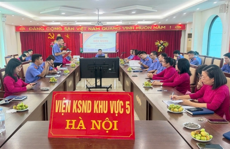 Viện KSND khu vực 5 - Hà Nội tổ chức mít tinh kỷ niệm 66 năm ngày thành lập ngành Kiểm sát nhân dân