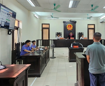 Viện KSND khu vực 9 - Hà Nội tổ chức phiên tòa số hóa xét xử vụ án tàng trữ...