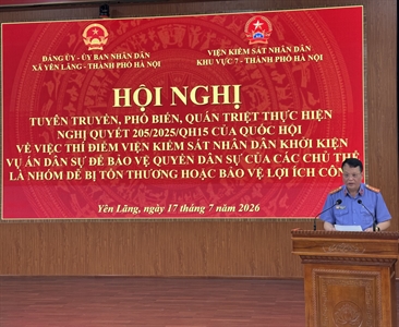 Viện KSND khu vực 7, thành phố Hà Nội đẩy mạnh công tác tuyên truyền, góp...