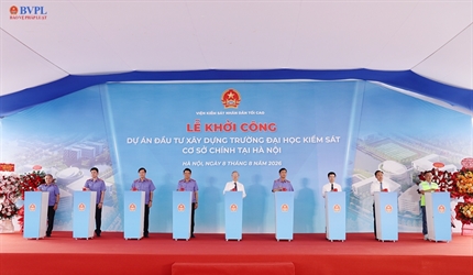 Lễ khởi công Dự án đầu tư xây dựng Trường Đại học Kiểm sát - Cơ sở...