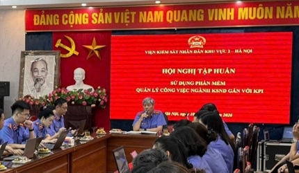 Viện KSND Khu vực 2, TP Hà Nội tổ chức Hội nghị tập huấn sử dụng phần...