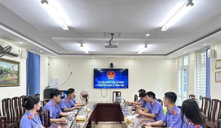 Viện KSND khu vực 9 – Hà Nội tổ chức tập huấn, hướng dẫn sử dụng phần...