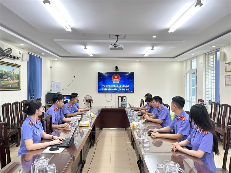 Viện KSND khu vực 9 – Hà Nội tổ chức tập huấn, hướng dẫn sử dụng phần mềm Quản lý công việc ngành Kiểm sát nhân dân gắn với KPI
