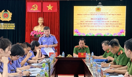 Viện KSND thành phố Hà Nội trực tiếp kiểm sát việc thi hành án hình sự...
