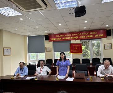 Viện KSND khu vực 7 - Hà Nội phối hợp cùng Thuế cơ sở 10, thành phố Hà Nội...