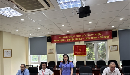 Viện KSND khu vực 7 - Hà Nội phối hợp cùng Thuế cơ sở 10, thành phố Hà...