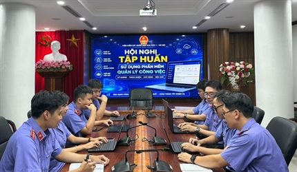 Viện KSND khu vực 1 – Hà Nội chủ động tăng cường triển khai phần mềm...