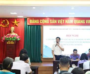 Viện KSND khu vực 1- Hà Nội phối hợp BHXH cơ sở Ba Đình tổ chức đối thoại...