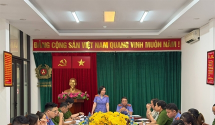VKSND khu vực 1 – Hà Nội kiểm sát trực tiếp tại Công an phường Tây Hồ,...