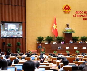 Quốc hội thông qua Nghị quyết liên quan đến Viện kiểm sát nhân dân với tỉ lệ...