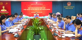 VKSND thành phố Hà Nội tổ chức Hội nghị giao ban một cấp...