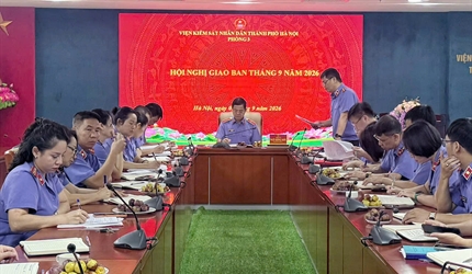 Phòng 3 - Viện kiểm sát nhân dân thành phố Hà Nội tổ chức Hội nghị giao...