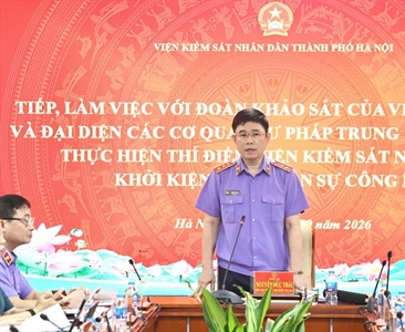 Thực hiện Nghị quyết 205: VKSND TP Hà Nội thu hồi hơn 131.000 m2 đất công,...