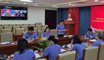 VKSND thành phố Hà Nội công bố Dự thảo Kết luận thanh tra tại VKSND khu...