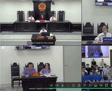 TAND thành phố Hà Nội xét xử 31 bị cáo trong vụ án đánh bạc  trực tuyến...