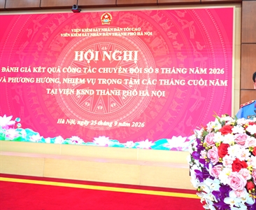 Viện KSND thành phố Hà Nội tổ chức Hội nghị đánh giá  kết quả công tác...