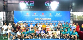 VKSND thành phố Hà Nội tổ chức Giải thể thao Pickleball mở...