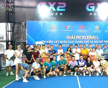 VKSND thành phố Hà Nội tổ chức Giải thể thao Pickleball mở rộng năm 2026...