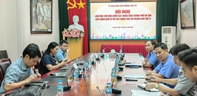 Viện KSND thành phố Hà Nội làm việc với UBND phường Sơn Tây...
