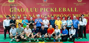 Viện KSND khu vực 6, Hà Nội tổ chức giải Giao hữu Pickleball...