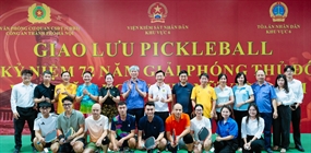Viện KSND khu vực 6, Hà Nội tổ chức giải Giao hữu Pickleball...