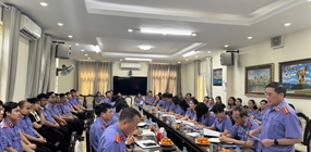 Viện KSND thành phố Hà Nội tiến hành thanh tra theo kế hoạch...