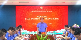VKSND thành phố Hà Nội tổ chức Hội nghị giao ban một cấp...