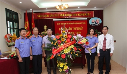 Chi bộ Viện kiểm sát nhân dân quận Nam Từ Liêm tổ chức thành công Đại...