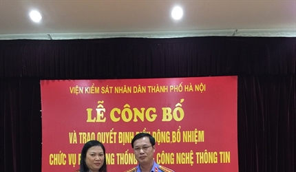 Lễ công bố và trao Quyết định điều động, bổ nhiệm Phó Trưởng phòng...