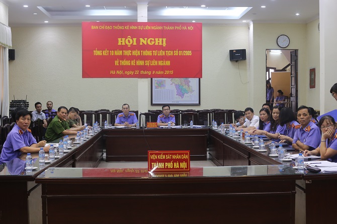 Hội nghị trực tuyến tổng kết 10 năm thực hiện Thông tư liên tịch 01/2005/TTLT - VKSTC - TATC - BCA - BQP.