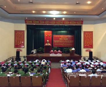 Liên ngành Công an- Viện kiểm sát- Tòa án nhân dân huyện Đông Anh tổ chức...