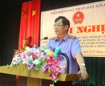 Hội nghị nâng cao chất lượng công tác thực hành quyền công tố, kiểm sát điều...
