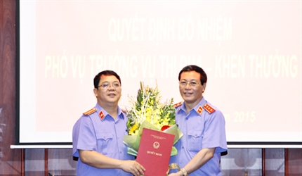 Bổ nhiệm chức vụ Phó Vụ trưởng Vụ Thi đua – Khen thưởng