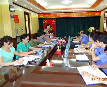 Ban pháp chế Hội đồng nhân dân giám sát tại Viện kiểm sát  nhân dân quận Hà Đông