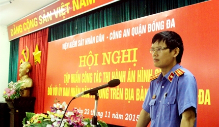 Công tác Thi hành án hình sự đối với ủy ban phường: Tháo gỡ những khó...