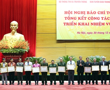 Báo chí tập trung tuyên truyền về Đại hội Đảng lần thứ XII