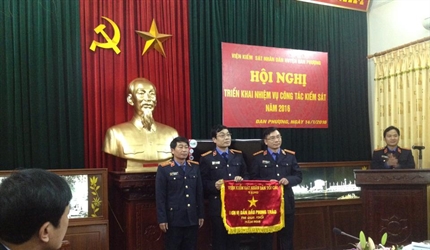 Viện KSND huyện Đan Phượng: quyết tâm thực hiện tốt nhiệm vụ được giao...