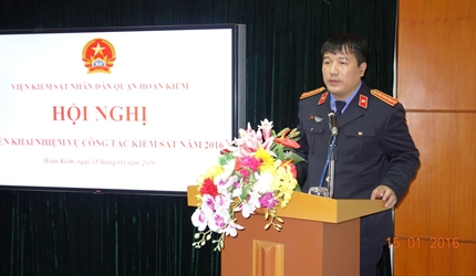 VKSND quận Hoàn Kiếm tổ chức hội nghị triển khai nhiệm vụ công tác kiểm...