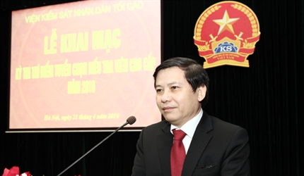 Khai mạc kỳ thi thí điểm tuyển chọn Điều tra viên cao cấp