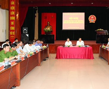 Liên ngành tư pháp Trung ương giải quyết những khó khăn, vướng mắc trong...