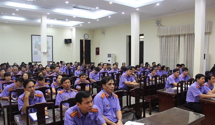 Đảng bộ VKS thành phố học tập Nghị quyết Đại hội đại biểu toàn quốc lần...