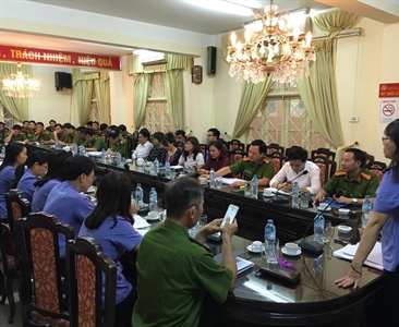 Viện KSND quận Thanh Xuân tổ chức Hội nghị rút kinh nghiệm liên ngành và tập...