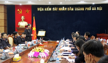 Viện KSND thành phố tiếp đoàn kiểm tra Viện KSND tối cao