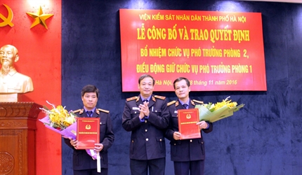 Lễ công bố và trao Quyết định bổ nhiệm Phó trưởng Phòng 2 và Quyết định...