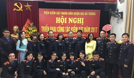 VIỆN KIỂM SÁT NHÂN DÂN QUẬN HAI BÀ TRƯNG  TỔNG KẾT CÔNG TÁC KIỂM SÁT...