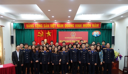 Viện KSND quận Đống Đa tổ chức Hội nghị cán bộ, công chức năm 2017