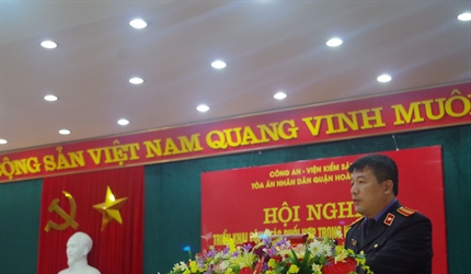 VIỆN KIỂM SÁT NHÂN DÂN QUẬN HOÀN KIẾM TỔ CHỨC HỘI NGHỊ  PHỐI HỢP TRONG...