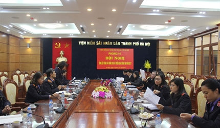 Phòng 10 Viện KSND TP Hà Nội tổ chức hội nghị triển khai công tác năm 2017